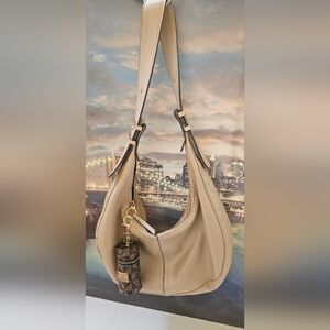 Hobo Style Shoulder Bag & Charm NWOT